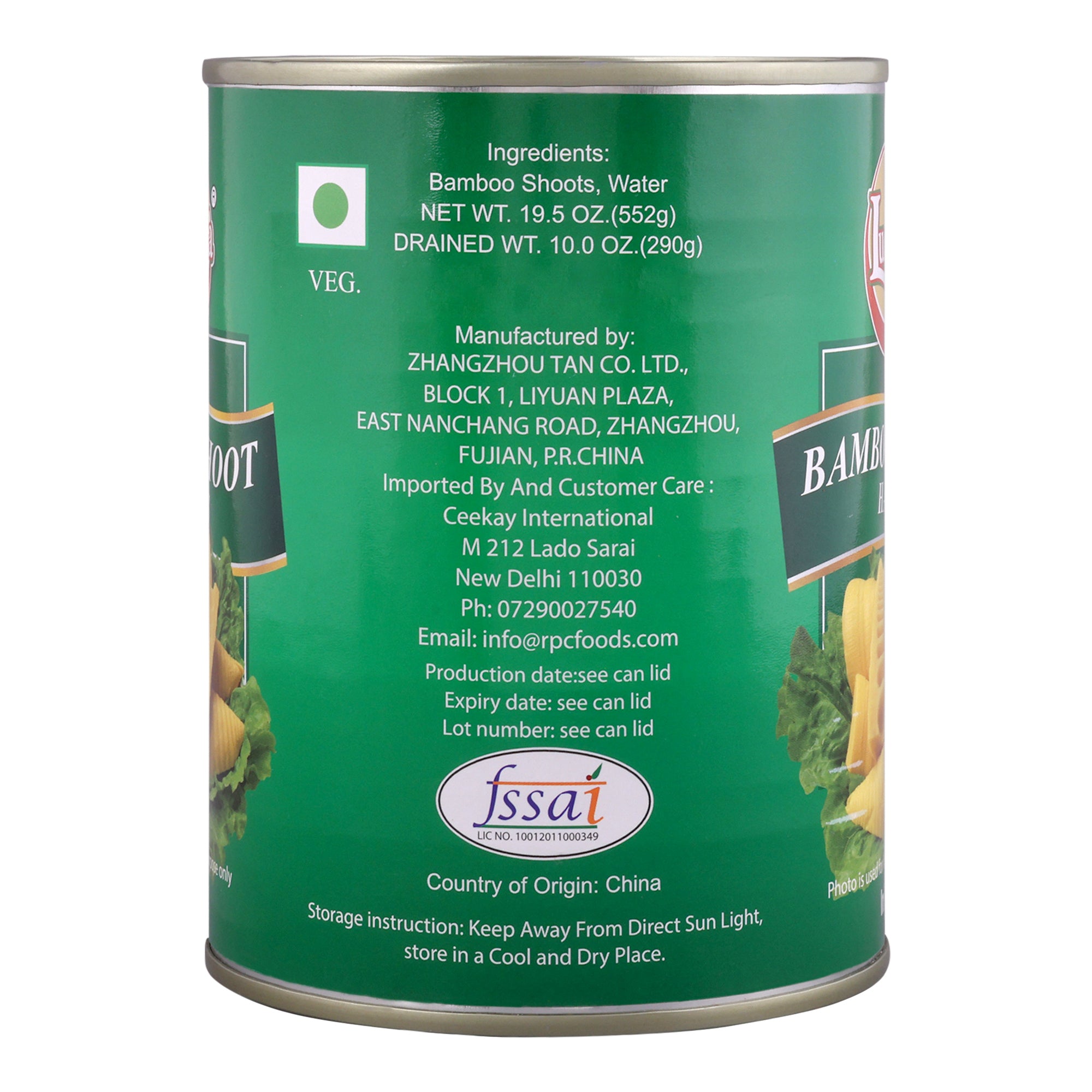 Luciana Bamboo Shoot Halves