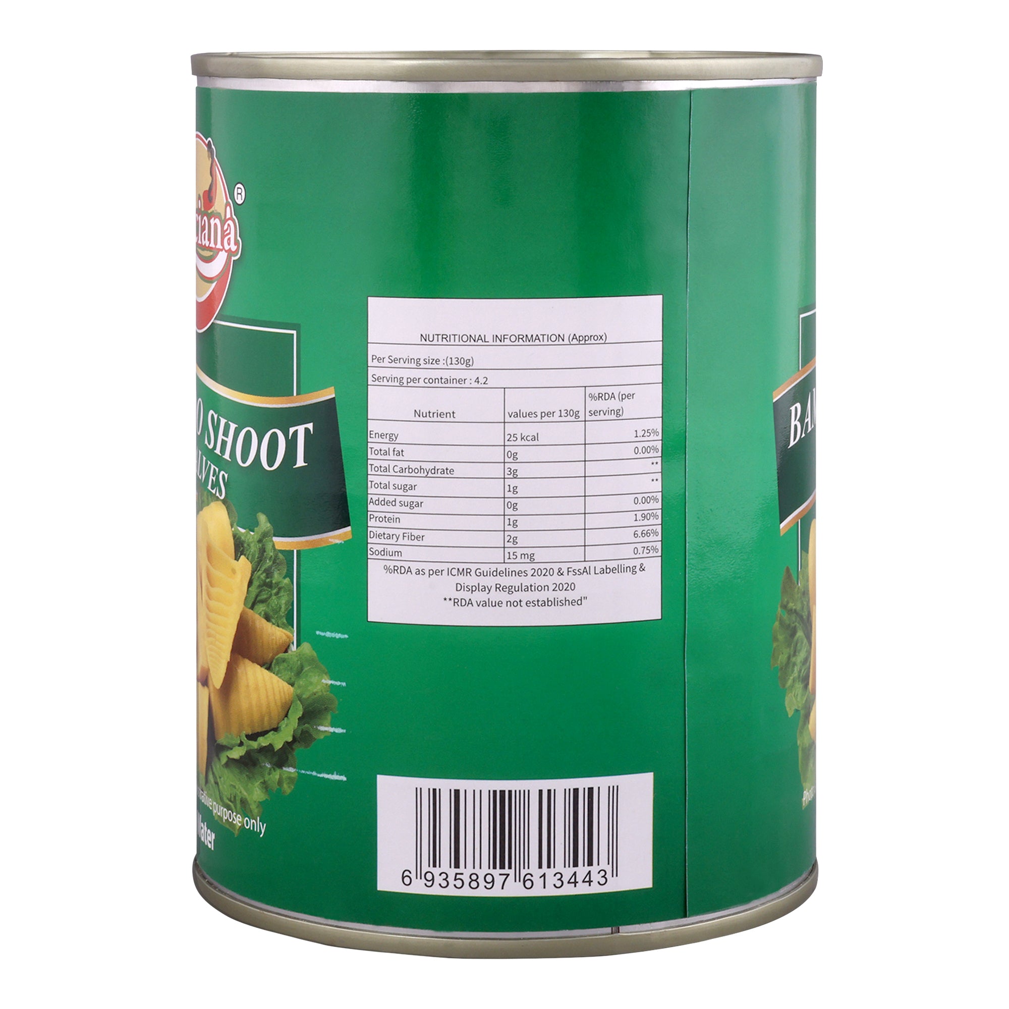 Luciana Bamboo Shoot Halves