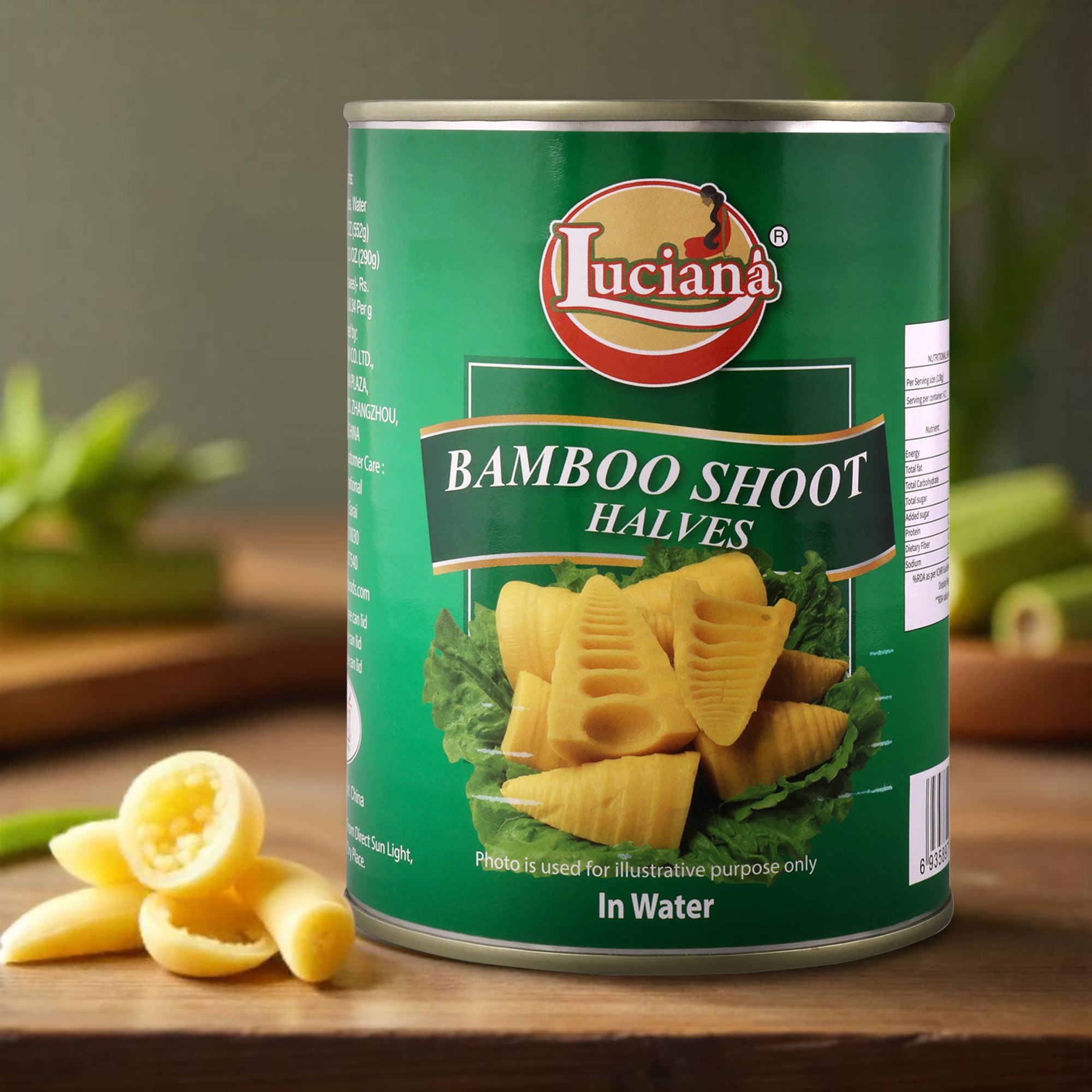 Luciana Bamboo Shoot Halves