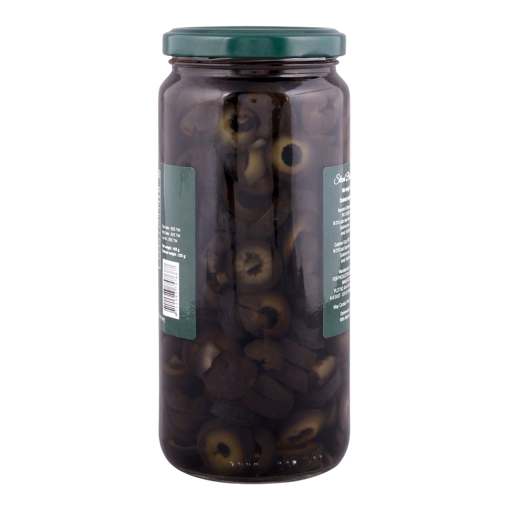 Luciana Black Slice Olive