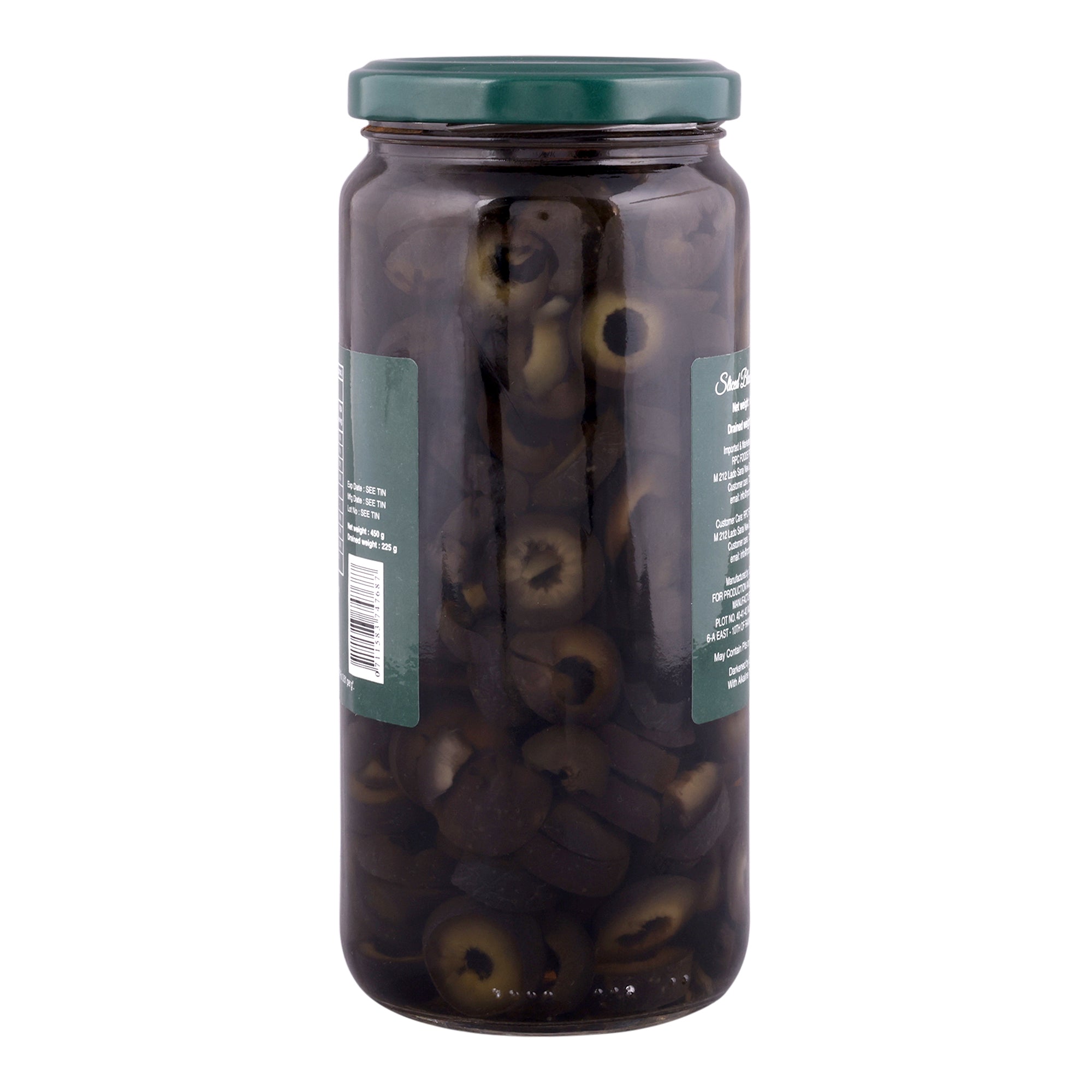 Luciana Black Slice Olive