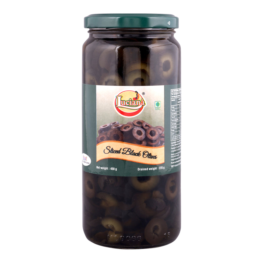 Luciana Black Slice Olive