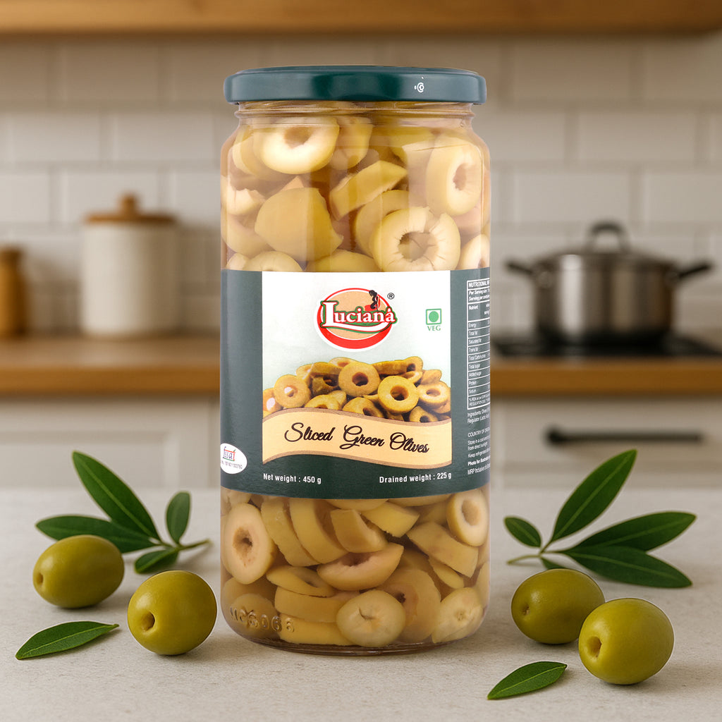 Luciana Green Slice Olive