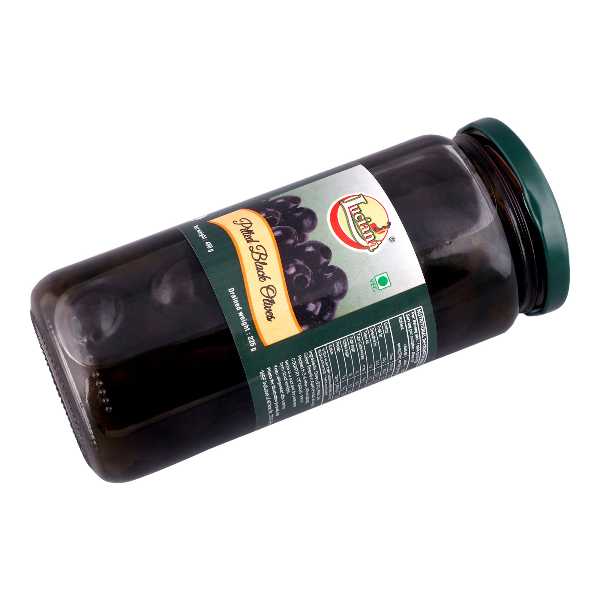 Luciana Pitted Black Olive