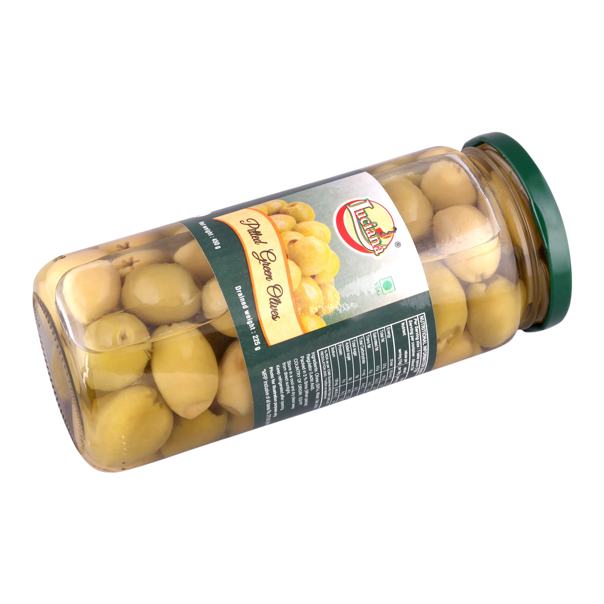 Luciana Pitted Green Olive