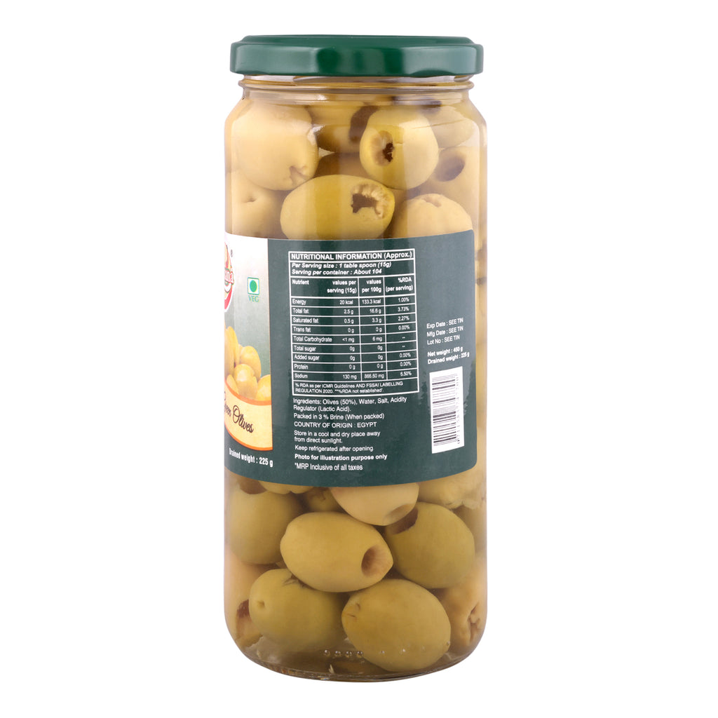 Luciana Pitted Green Olive